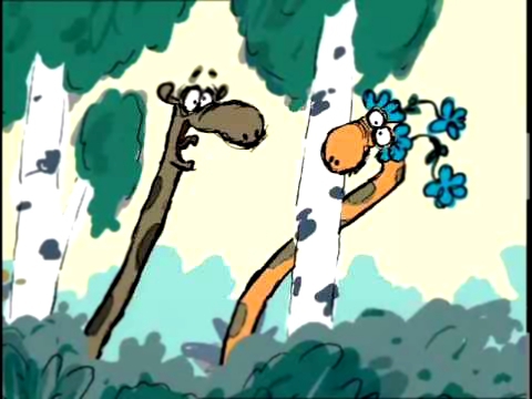 Русские мультфильмы  прикольный мультфильм про животных  очень смешно  Про любовь