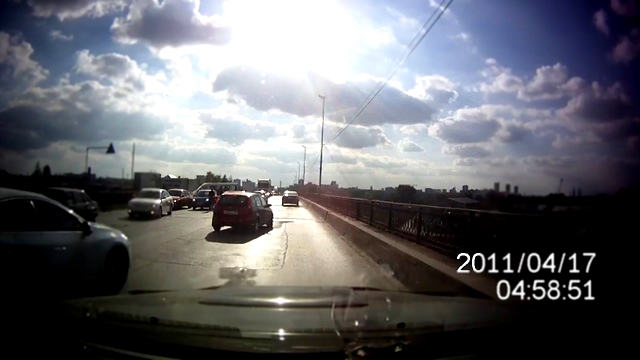 Видеоклип ДТП на мосту ул. Блюхера Екатеринбург