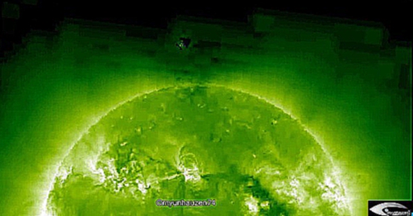 Активность НЛО на орбите Солнца 18 сентября 2011 СОХО СТЕРЕО