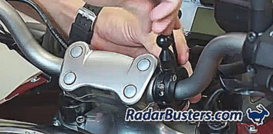Видеоклип Motorcycle Handlebar Radar Detector Mount Review