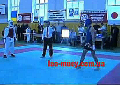 Бои тайский бокс муай тай) vs карате   жесткий нокаут хайкиком