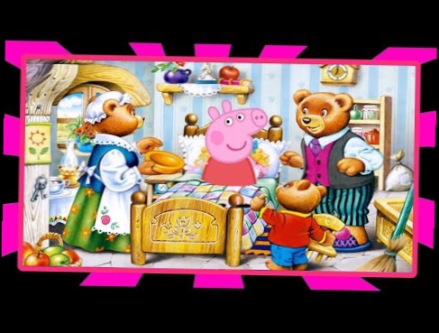 Сказка про Свинку Пеппу и три Медведя Мультфильм для детей из игрушек