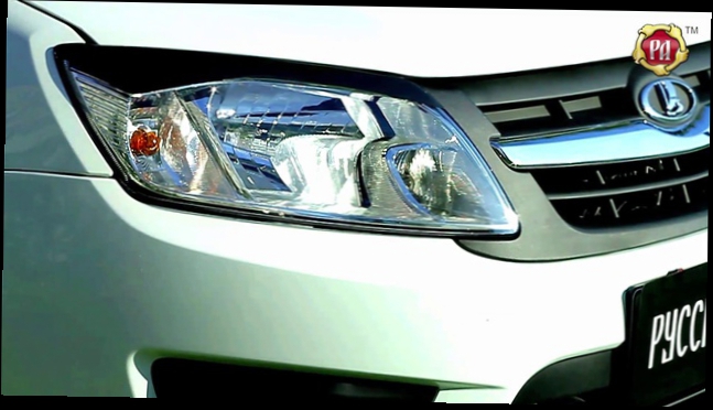 Видеоклип Реснички на фары Lada Granta (седан) 2011-н.в. (russ-artel.ru)