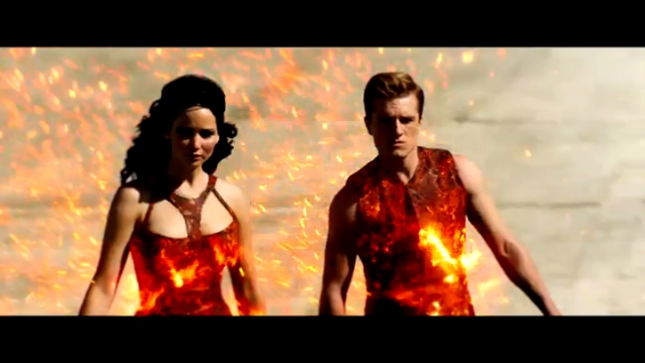 Видеоклип Голодные игры: И вспыхнет пламя  (The Hunger Games: Catching Fire) 2014 дублированный трейлер