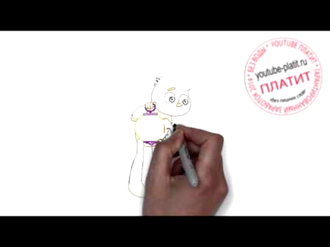 Мультик Лунтик  Как правильно рисовать Милу из мультфильма про Лунтика