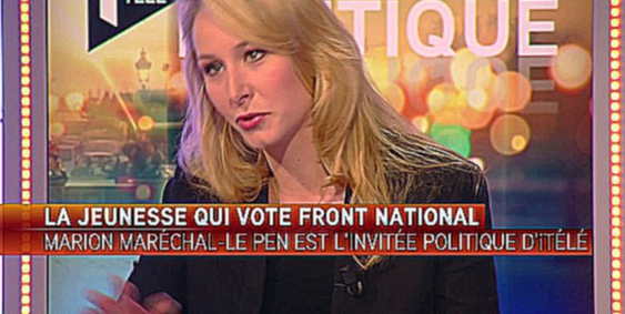 Marion Maréchal-Le Pen sur itélé le 27 avril 2016 