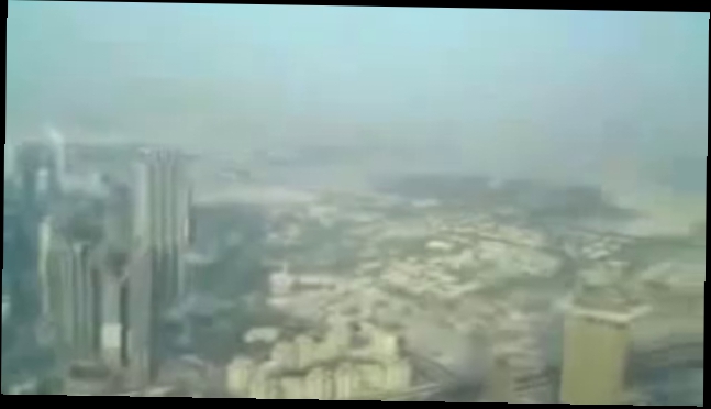 Видеоклип Пролетая рядом с Бурдж Дубай