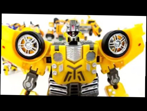 Yellow Color Transformers Carbot Tobot Miniforce Robot Car Toys 노란색 트랜스포머 헬로카봇 또봇 자동차 장난감 변신 동영상