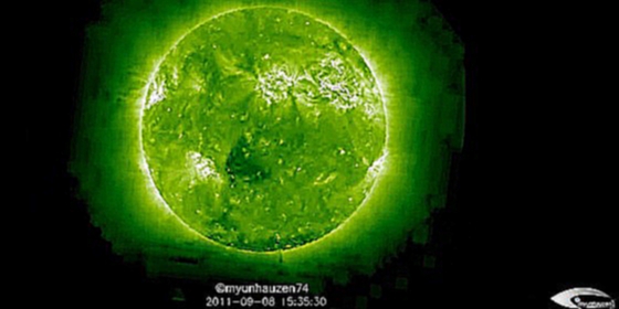 Активность НЛО на орбите Солнца 8 сентября 2011 СОХО СТЕРЕО 