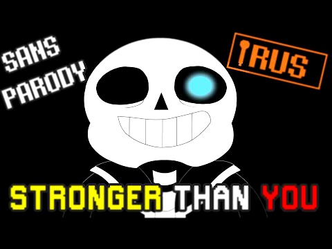 Видеоклип [RUS COVER] Sans Battle - Stronger Than You (Undertale Animation)