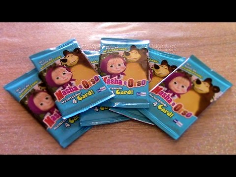 Masha and the bear trading cards to collect and play | Masha e orso carte Маша и Медведь