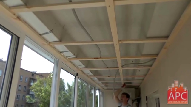 Технология обшивки балкона пластиковыми панелями от АРСеналстрой