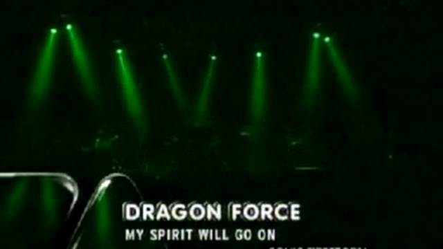 Видеоклип DragonForce - My Spirit Will Go On   Live