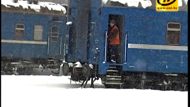Беларусь под снегом, видео без комментариев