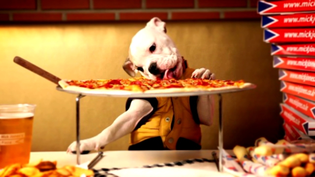 Видеоклип Собаки в пиццерии 