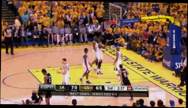Видеоклип НБА. Голден Стэйт - Сан-Антонио - 92:102 (10/05/2013)