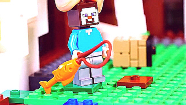 Видео #МАЙНКРАФТ Как Приручить Оцелота? Видео игрушки #ЛегоМайнкрафт и Игры на планшете со Светой