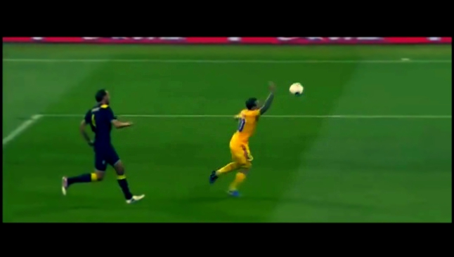 Видеоклип UEFA EURO 2012 Украина - Швеция 2-1 все голы и опасные моменты