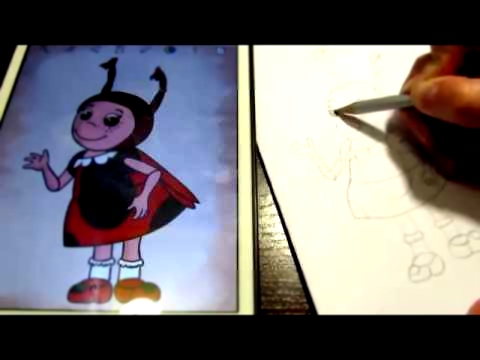 Мультфильм Лунтик Как нарисовать Милу для детей