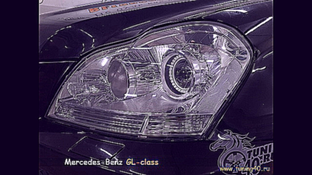 Mercedes-Benz GL-class x164, Комплексная чистка фар. 