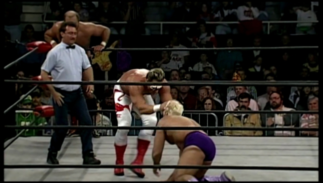 Видеоклип Халк Хоган и Стинг vs Рик Флэр и Арн Андерсон, WCW Monday Nitro 12.11.1995