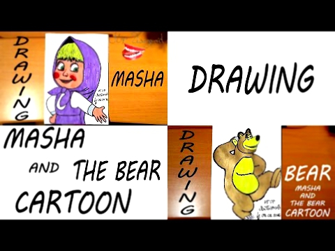 Как нарисовать Машу и Медведя карандашом - How to Draw Masha and The Bear, EASY | Cool Stuff