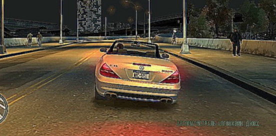 Видеоклип GTAIV Езда по ночному городу Либерти Сити 2