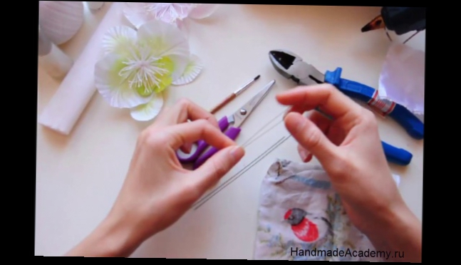 ✿ ЦВЕТЫ ИЗ ТКАНИ: Как сделать Орхидею своими руками мастер-класс!