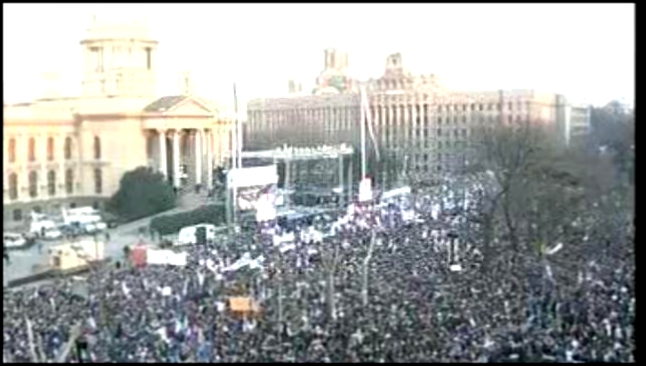 Митинг в Белграде без комментариев