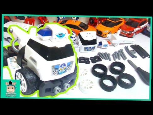 Tobot car toys transformers robot cars Hello Carbot and how to make Tobot tow truck | MariAndToys