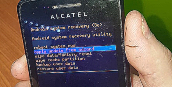 Видеоклип Hard reset Alcatel 4007