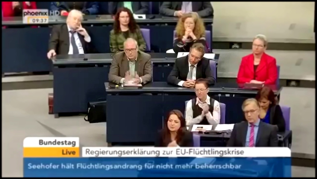 Видеоклип Сара Вагенкнехт к Меркель, ты тянешь Германию на дно!