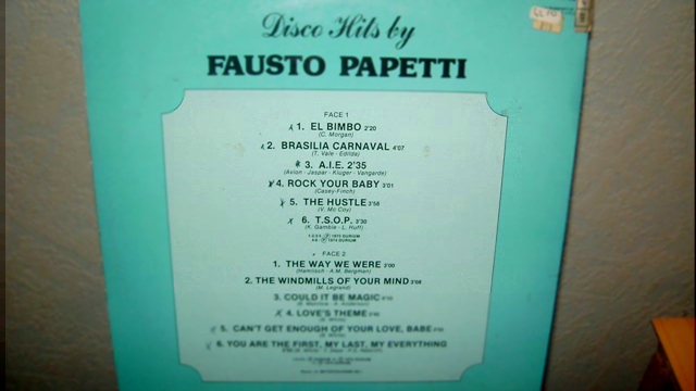 Видеоклип fausto papetti - can't get enough of your love babe