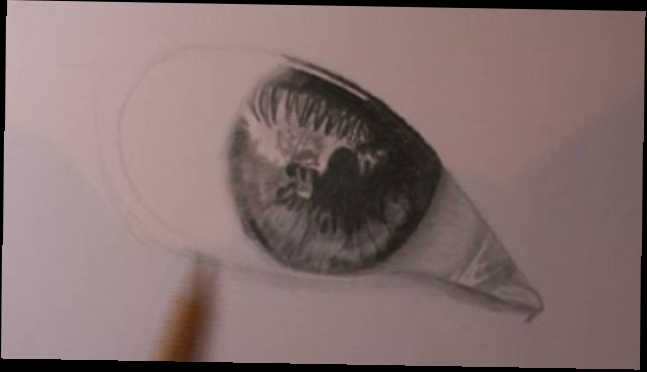 Урок рисования глаз карандашом.