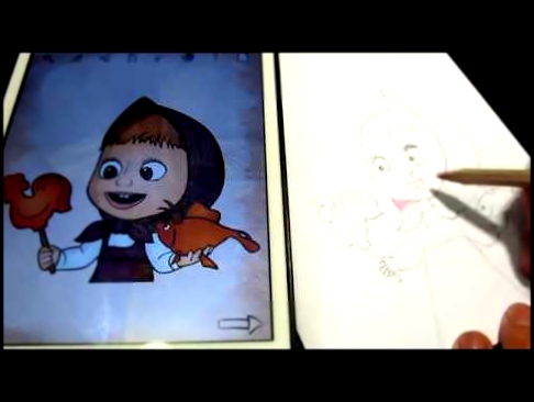 Как рисовать Машу мультфильм Маша и Медведь