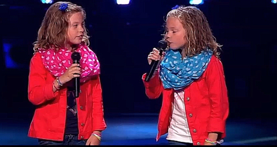 Видеоклип Близняшки покорили судей на шоу The Voice Kids