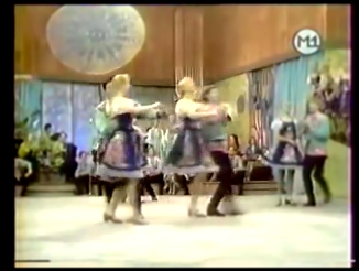 Голубой Огонёк 9.05.1975 г. Ансамбль танца сибири им.М.С.Годенко