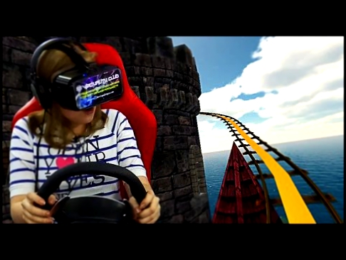 Американские горки с Oculus Rift DK2 Castle Coster, NoLimits 2, Helix в Virtuality Club