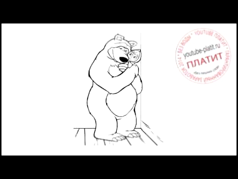 Как нарисовать Машу и Медведя поэтапно карандашом  Рисуем Машу и Медведя поэтапно
