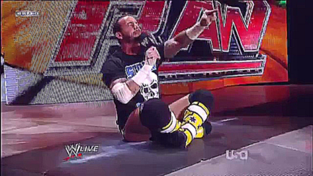 Видеоклип CM Punk Shoot On RAW 06 27 2011