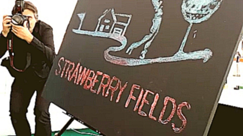 В гольф-клубе «Strawberry Fields» нарисовали необычную картину 2