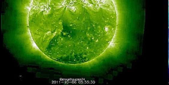 Активность НЛО на орбите Солнца 6 октября 2011 (СОХО СТЕРЕО 