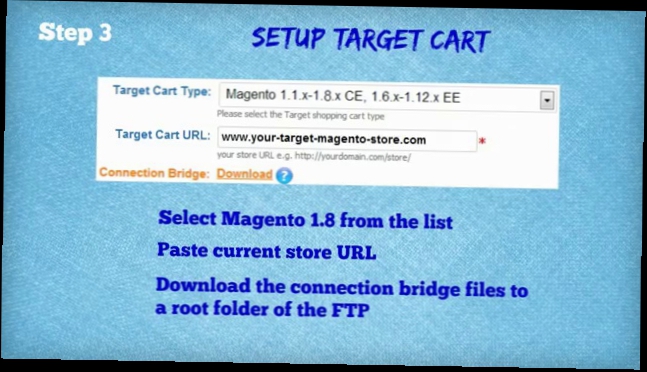 Видеоклип How to Upgrade Magento 1.5 to 1.8 with Cart2Cart