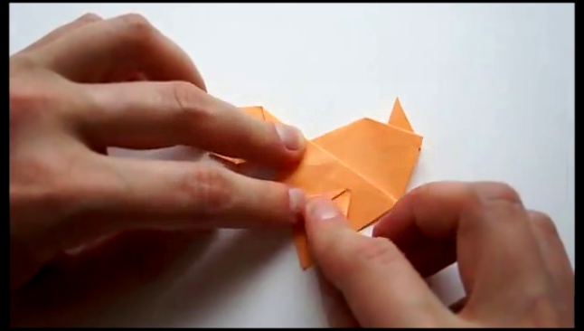 Как сделать из бумаги собачку