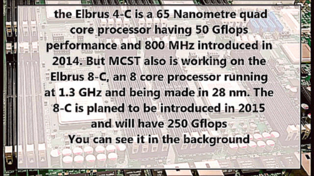 Видеоклип Russian 720 MHz CPU Elbrus-4C can run Doom 3 BFG @1080p/future of Russia's semiconductor Industry
