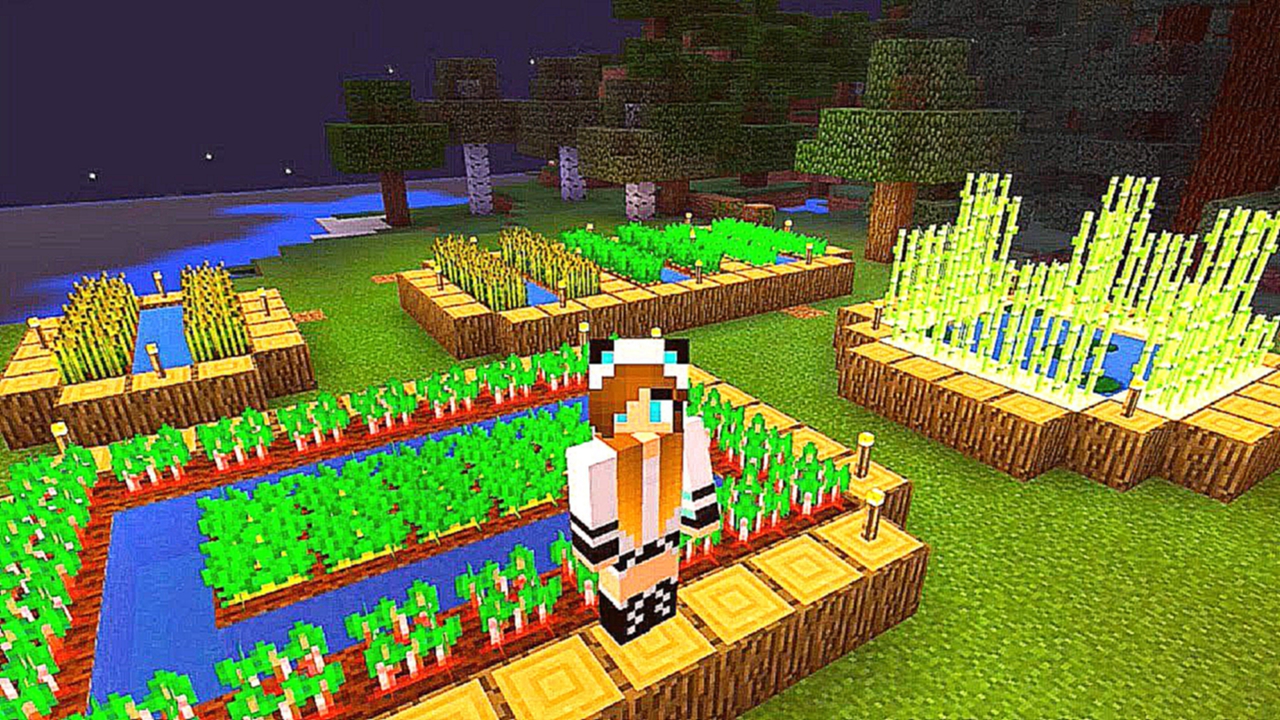 Лайфхаки #Майнкрафт! Строим МЕГА Ферму с #лучшаяподружка Света Видео Обзор игры #Minecraft
