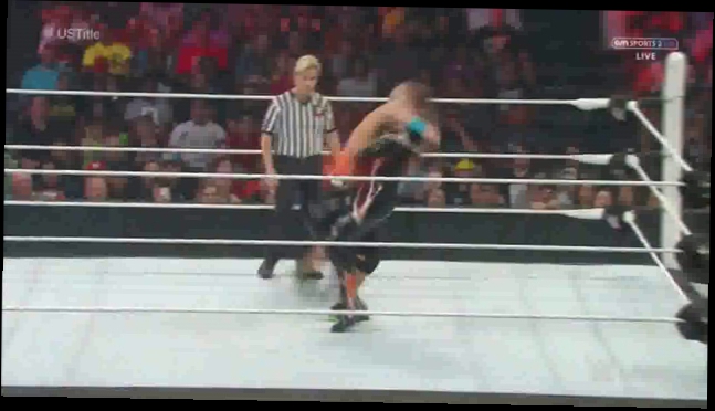 Видеоклип (WWEWM) ВВЕ РО 06.04.2015 -  Джон Сина (ч) против Стардаста (Матч за чемпионство США)