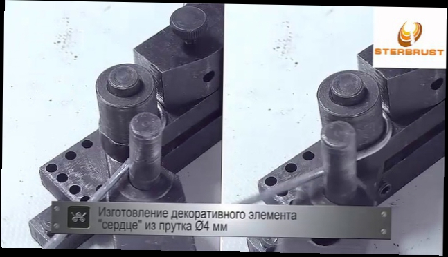 Видеоклип Ручной инструмент для гибки металлического прутка и полосы Blacksmith MB20-12