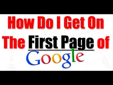 How to get on the first page of Google for over 100 keywords in less than 1 month