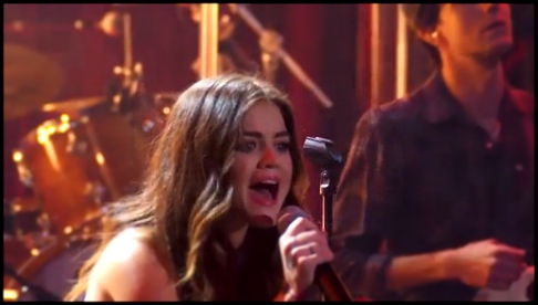 Видеоклип Lucy Hale - Red Dress - Live on the Honda Stage at the iHeartRadio Theater LA Y HD